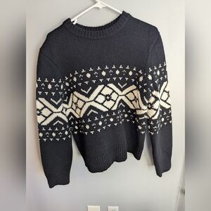 NWOT Nili Lotan Wool And Cashmere Josef Fair Isle Sweater